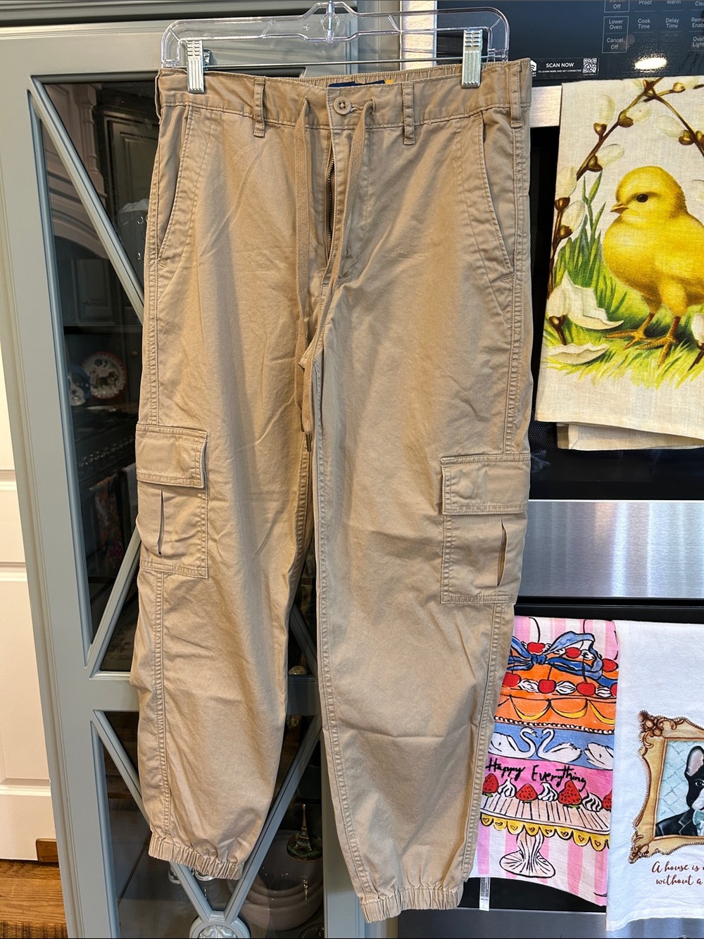 Polo by Ralph Lauren Cotton Tan Cargo Jogger Pants XS